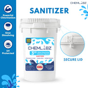 Chemlabz’s Ultimate Pool Care 3 Inch Chlorine Tablets Long Lasting Powerful Sanitization for Sparkling Pools & Spa Tub